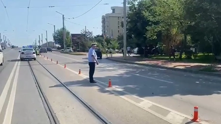 A început amenajarea benzii unice pentru mijloacele de transport în comun pe şoseaua și strada Nicolina - FOTO, VIDEO