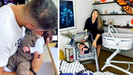 Culiță Sterp a publicat prima imagine cu fața fiului său. Bebelușul îi seamănă leit