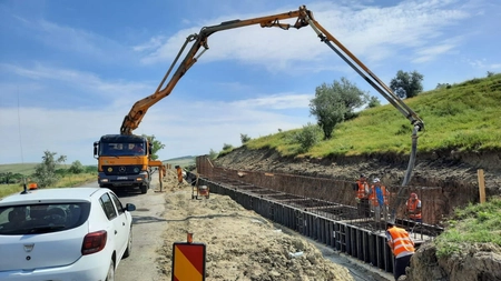 Au început lucrările pe DN 28 Târgu Frumos - Botoșani- FOTO