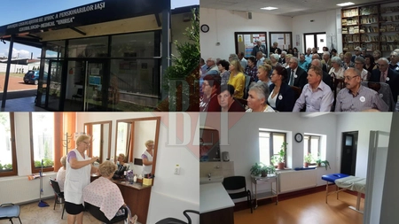 Mulți dintre bătrânii ieșeni, membri ai Asociației Casa de Ajutor Reciproc a Pensionarilor, își petrec timpul liber la Centrul Socio-Medical 