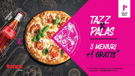 Tazz x Palas x Iulius Mall Iași îți propun dish-uri cu specific internațional și premii