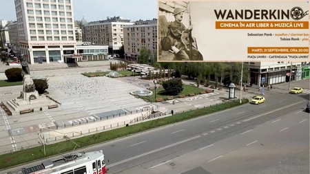 Cinema pe patru roți și muzică live, în Piața Unirii din Iași. Organizatorii invită publicul la o experiență cinematografică unică