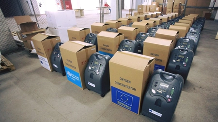 România va primi în curând 250 de concentratoare de oxigen