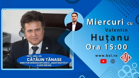 LIVE VIDEO - Despre locul admirat, anual, de mii de oameni la Iași şi unde se pregătește un moment spectaculos pentru toată țara, tocmai la aniversarea a 165 ani de la fondare, într-o aparte ediție BZI LIVE alături de prof. univ. dr. Cătălin Tănase, director al Grădinii Botanice 