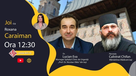 LIVE VIDEO - Părintele Calistrat Chifan și neurochirurgul Lucian Eva în dialog despre legătura dintre creierul uman și Dumnezeu. Ediție rară la BZI LIVE! - FOTO