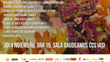 Casa de Cultură a Studenților din Iași sărbătorește 64 ani de activitate