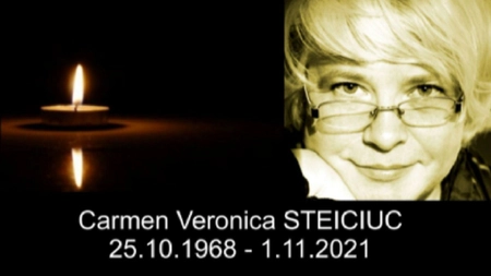 Poeta Carmen Veronica Steiciuc a murit după ce s-a infectat cu COVID-19