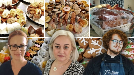 A apărut un nou moft pentru angajații multinaționalelor din Iași! Patronii cofetăriilor și patiseriilor pregătesc deja pachetele cu bunătăți pentru sărbători. În fiecare coș sunt produse în valoare de 100 de euro - FOTO