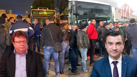 Nu mai așteptați autobuzele în stații! Șoferii CTP Iași refuză să mai iasă pe traseu toată săptămâna! Vatmanii ar putea de astăzi să se alăture protestatarilor, iar transportul în comun va fi blocat! - UPDATE