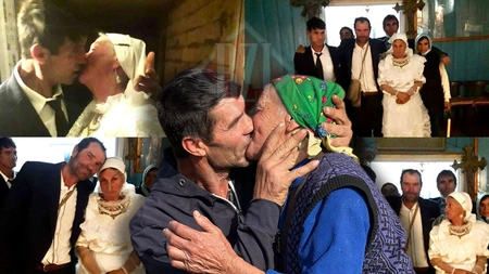 Mireasa anului 2021 vine de la Iași! Fotografiile sunt cât se poate de reale și nu au fost făcute de Halloween! Tanti Sofica, de 76 de ani, s-a măritat cu Miluță, burlacul satului, cu 30 de ani mai tânăr (EXCLUSIV)