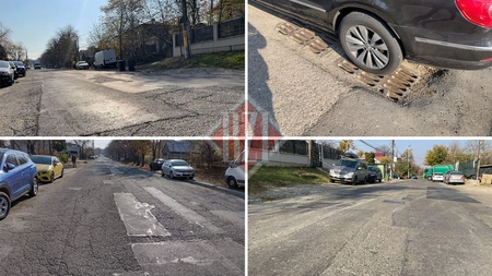 Imagini de coșmar la marginea municipiului Iași! Șoseaua care scoate traficul greu din Copou mai are un pic și explodează! Locuitorii din zonă au ajuns la capătul răbdării - GALERIE FOTO