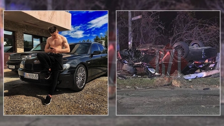 Îl vedeți? El este Belmondo, tânărul din Iași care s-a răsturnat cu un BMW Seria 7 după ce a intrat ca o ghiulea pe contrasens! Sărbătorea în avans ziua onomastică sau dădea un scurt examen de 
