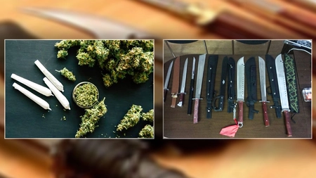 Un tânăr din Iași, prins cu droguri și arme albe asupra sa! Mascații l-au pus pe burtă, dar ieșeanul a scăpat, totuși, de pușcărie (Exclusiv)