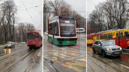 Tramvaie, afectate de temperaturile scăzute: Ieșenii, obligați să stea și 45 de minute în stații la -10 grade!