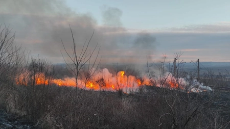 Agenţia pentru Protecţia Mediului Iaşi trage un semnal de alarmă, după ce s-au înregistrat mai multe incendii de vegetație
