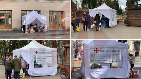 Ieșenii donează din empatie pentru ucrainenii refugiați: ”Situația lor este tragică... noi ajutăm cum putem“