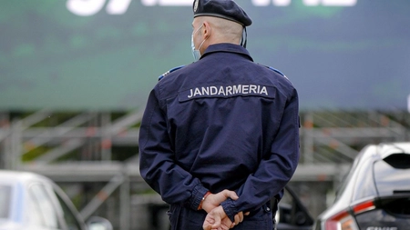 Jandarmi bătuți de mai mulți bărbați care tăiau ilegal brazi într-o pădure din Cluj