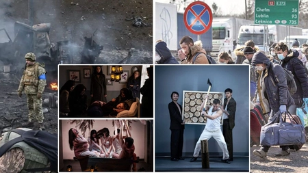 Gest emoționant pentru Ucraina, pe scena Teatrului Național din Iași