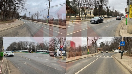 Schimbări de trafic pe Aleea Sadoveanu din Iași! Limitatoare de viteză și semafoare în cele mai circulate zone - FOTO