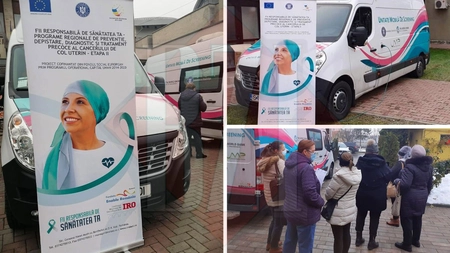 O nouă caravană de testare gratuită pentru prevenirea cancerului de col uterin, la Iași! Medicii ieșeni vor ajunge în mai multe județe din Moldova