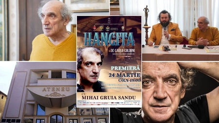 Marele actor Mihai Gruia Sandu, despre rolul pe care-l are în piesa de teatru „Hangița”: „Este de-un tragism înfiorător!“