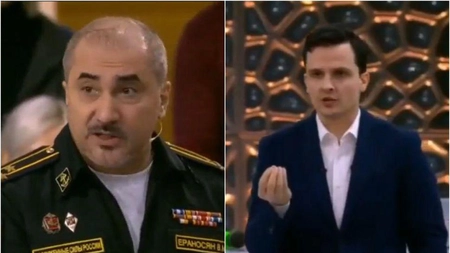 Scandal în direct la televiziunea de stat rusă. Moderatorul TV: „Acesta este un triumf al armatei ruse! Aceasta este renașterea Rusiei!”