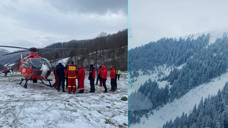 Mai mulţi ucraineni s-au rătăcit în munţi, după ce au vrut să intre ilegal în România. O persoană a fost găsită cu picioarele degerate
