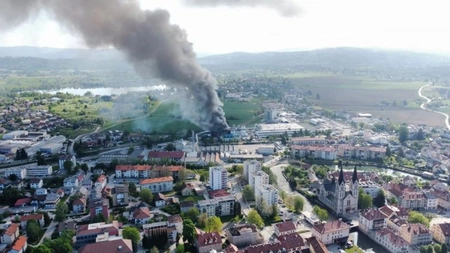 Explozie uriașă la o fabrică din Slovenia: zeci de răniți și mai mulți muncitori dispăruți - VIDEO