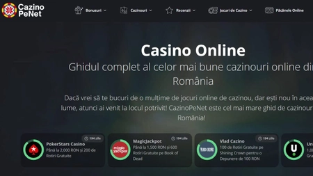 Cum ajută Cazinopenet.ro, noul ghid al jocurilor de cazino, pasionații de astfel de divertisment online