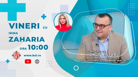 LIVE VIDEO - Conf. Dr. Ionuț Nistor, medic primar nefrolog, Spitalul C. I. Parhon Iași, discută în emisiunea BZI LIVE despre zilele spitalului Parhon - FOTO