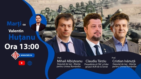 LIVE VIDEO - Unul din liderii naţionali ai AUR, senatorul Claudiu Târziu, alături de colegii-deputați de Iaşi vor dialoga la BZI LIVE despre criza profundă în care se află România - FOTO