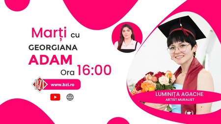 LIVE VIDEO - Rolul picturilor murale în societate! Luminița Agache povestește pentru BZI LIVE despre beneficiile lucrărilor murale pentru privitor și artist - FOTO