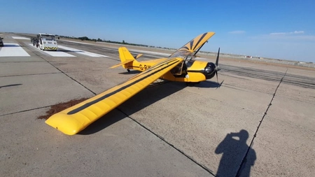 Aterizare forțată a unui avion, pe Aeroportul Mihail Kogălniceanu din Constanța, după o defecțiune tehnică