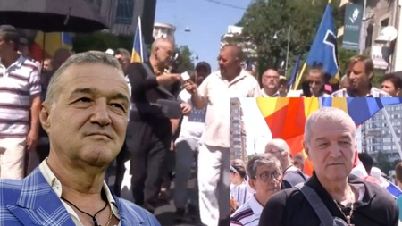 Gestul făcut de Gigi Becali la protestul anti-LGBT. Toți au rămas mască