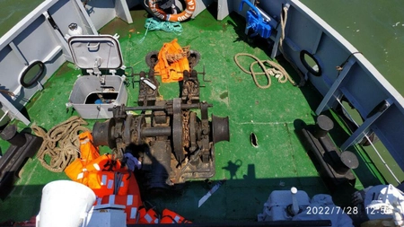 Explozie la Gurile Dunării. O navă ucraineană a fost avariată, după ce s-a lovit de un dispozitiv necunoscut - FOTO