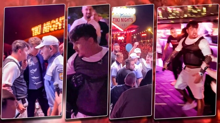 Bogdan DLP, ridicat de mascați chiar de pe scena Tiki Beach, din Iași, în timpul concertului! Adevărul din spatele imaginilor! – FOTO/VIDEO