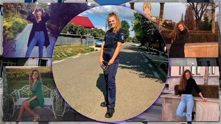 Elena a fost una dintre cele mai frumoase studente de la Jurnalism, dar a ales să nu se atingă de microfon. Uniforma de poliție o prinde de minune, iar de curând a intrat în familia IPJ Iași