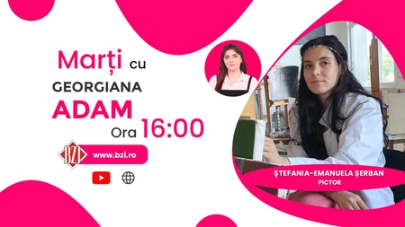 LIVE VIDEO - Ștefania-Emanuela Șerban, pictor, discută la BZI LIVE despre beneficiile cognitive ale picturii - FOTO