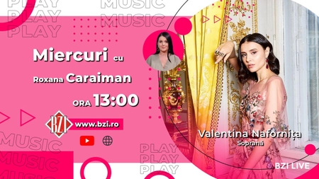 LIVE VIDEO - Cunoscuta soprană Valentina Nafornița în direct la BZI LIVE