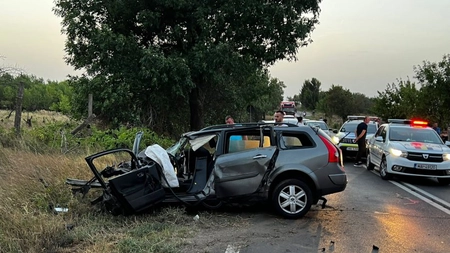 Grav accident de circulație pe DN4. Patru morți, dintre care doi copii