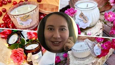 „Lumânările licăr” ale Nicoletei Andreea Bodron fac senzație pe internet! Lumânările naturale din soia sunt noul trend al anului 2022 - GALERIE FOTO