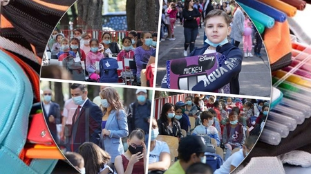 Primăria Municipiului Iași are grijă de copiii care încep școala! Ateneul Național le oferă un moment de distracție în Parcul Expoziției