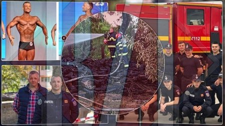 Îl vedeți? Cine s-ar gândi că acest tânăr din Iași și-a ales o asemenea meserie? Corpul sculptat îl ajută să fie unul dintre cei mai buni în fiecare zi -  FOTO