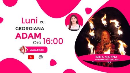 LIVE VIDEO - Arta dansului cu foc! Irina Marina, fire dancer/flow artist, detaliază pentru BZI LIVE cât de periculoasă este această meserie