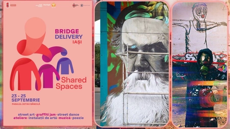 Pasajul „Octav Băncilă”, transformat în artă urbană! S-a dat start evenimentului Bridge Delivery Iași 2022