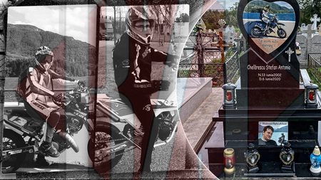 Povestea din spatele imaginii dramatice! S-a stins cu doar câteva zile înainte de majorat, într-un cumplit accident de motocicletă. Iubea prea mult motoarele pe două roți