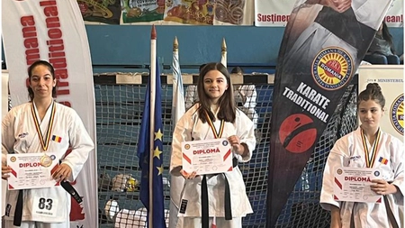 Medalii pentru ieșeni la Campionatul Național de Karate Tradițional