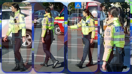 Teodora este una dintre cele mai frumoase polițiste din Iași. Tânăra în vârstă de 24 de ani reușește să atragă privirile tuturor
