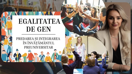 Manual pentru profesori privind egalitatea de gen: „Școala reprezintă al doilea mediu semnificativ în ceea ce privește interacțiunile sociale”