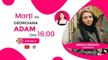 LIVE VIDEO - Ce este și ce face ilustratorul de cărți? Maria Căruntu povestește pentru BZI LIVE totul despre împlinirile și provocările meseriei